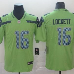 Seattle Seahawks #16 Tyler Lockett Green Vapor Untouchable Limited Stitched Jersey