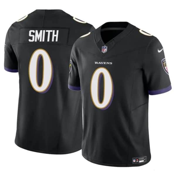 Baltimore Ravens #0 Roquan Smith Black 2023 F.U.S.E. Vapor Limited Jersey
