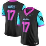 Miami Dolphins #17 Jaylen Waddle Black F.U.S.E. "Miami Vice" Vapor Limited Stitched Jersey