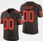Cleveland Browns Customized Brown Rush Color Limited Stitched NFL Jersey