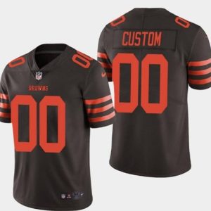 Cleveland Browns Customized Brown Rush Color Limited Stitched NFL Jersey