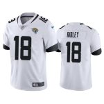 Jacksonville Jaguars #18 Calvin Ridley White Vapor Untouchable Limited Stitched Jersey