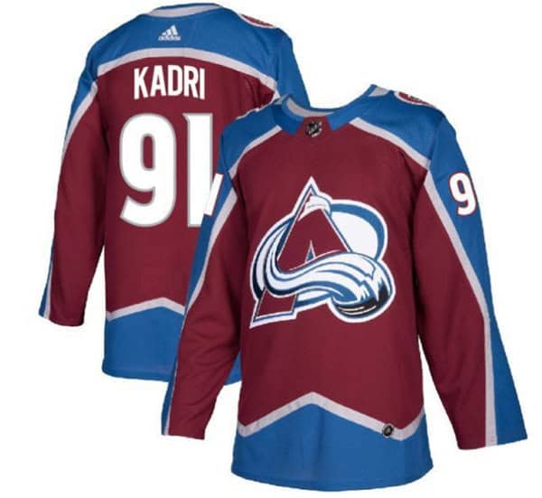 Colorado Avalanche #91 Nazem Kadri Burgundy Stitched Jersey