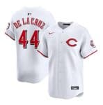 Cincinnati Reds #44 Elly De La Cruz White 2025 Home Limited Stitched Jersey