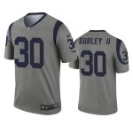 Los Angeles Rams #30 Todd Gurley II Gray Inverted Legend Jersey