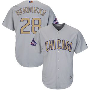 Chicago Cubs #28 Kyle Hendricks World Series Champions Gold Program Cool Base Stitched Jersey
