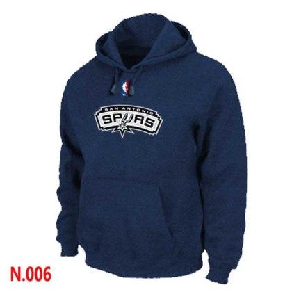Mens San Antonio Spurs Dark blue Pullover Hoodie