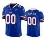 Buffalo Bills Custom Blue 2023 F.U.S.E. With John Madden Patch Vapor Limited Stitched Jersey