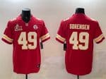 Kansas City Chiefs #49 Daniel Sorensen Red 2025 Super Bowl LIX Patch Vapor Untouchable Limited Stitched Jersey