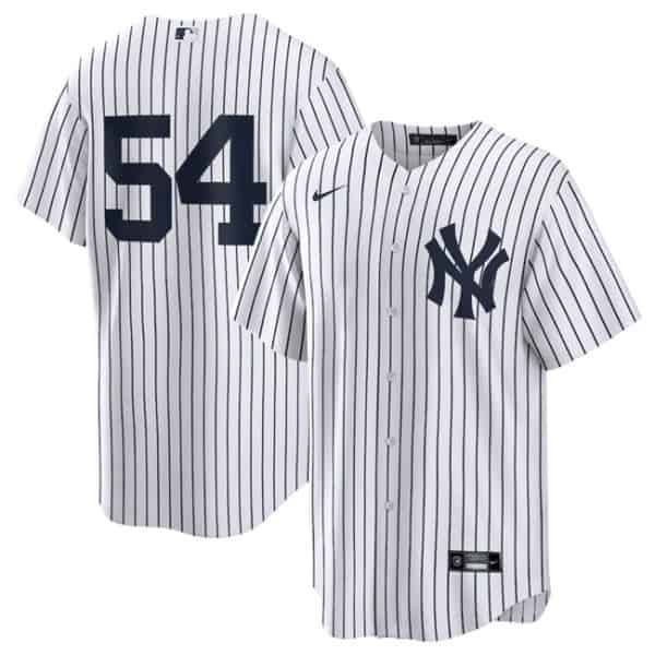 New York Yankees #54 Max Fried White 2024 Cool Base Stitched Jersey
