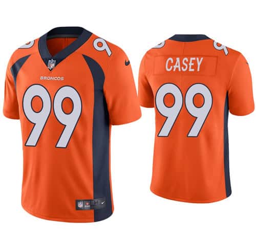 Denver Broncos #99 Jurrell Casey Orange Vapor Untouchable Limited Stitched Jersey