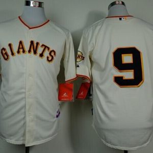 SF Giants Custom Belt Cream Cool Base Stitched Jersey