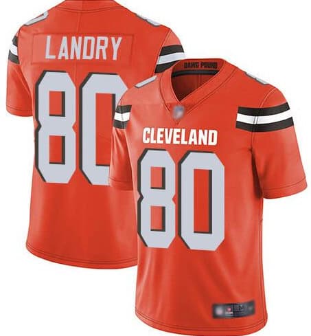 Cleveland Browns #80 Jarvis Landry Orange Vapor Untouchable Limited Stitched Jersey