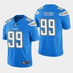 Los Angeles Chargers #99 Jerry Tillery Blue Vapor Untouchable Limited Stitched Jersey