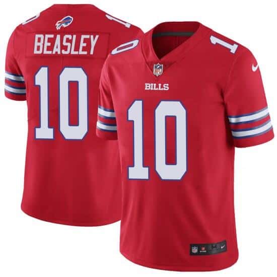 Buffalo Bills #10 Cole Beasley Red Vapor Untouchable Limited Stitched Jersey