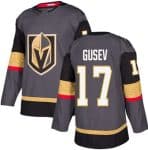 Vegas Golden Knights#17 Nikita Gusev Gray Adidas Stitched Jersey