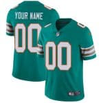 Miami Dolphins Custom Aqua Green Alternate Vapor Untouchable NFL Stitched Limited Jersey