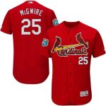 Cardinals #25 Mark McGwire Red Flexbase Authentic Collection Stitched Jersey