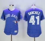 Blue Jays #41 Aaron Sanchez Blue Flexbase Authentic Collection Stitched Jersey