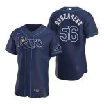 Tampa Bay Rays #56 Randy Arozarena Navy Flex Base Stitched Jersey