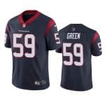 Houston Texans #59 Kenyon Green Navy Vapor Untouchable Limited Stitched Jersey
