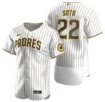 San Diego Padres #22 Juan Soto White Flex Base Stitched Baseball Jersey