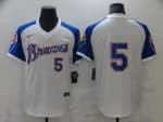 Atlanta Braves #5 Cool Base Stitched Jersey