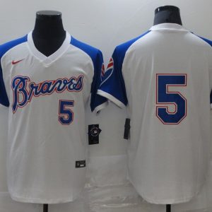 Atlanta Braves #5 Cool Base Stitched Jersey