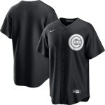 Chicago Cubs Blank Black Lights Out Limited Stitched Jersey