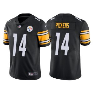 Pittsburgh Steelers #14 George Pickens Black Vapor Untouchable Limited Stitched Jersey