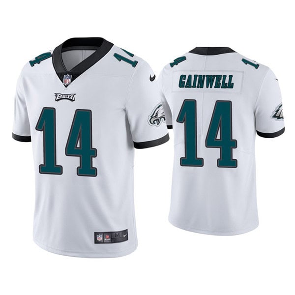 Philadelphia Eagles #14 Kenneth Gainwell White Vapor Untouchable Limited Stitched Jersey