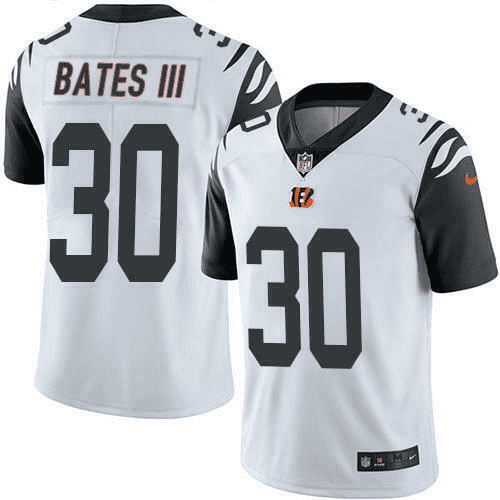 Cincinnati Bengals #30 Jessie Bates III White Limited Stitched Jersey