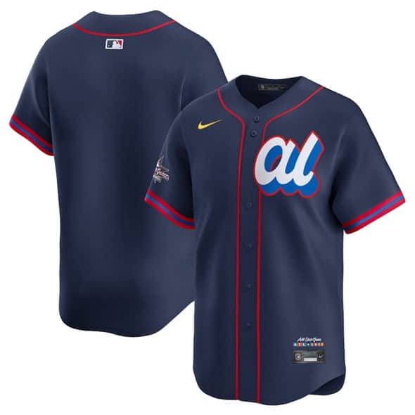 American League Blank Navy 2025 All-Star Edition Limited Stitched Jersey