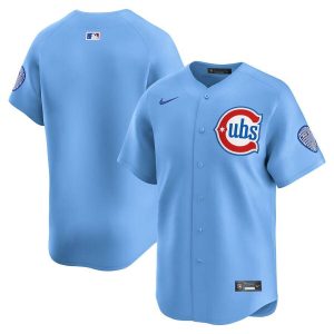 Chicago Cubs Blank Blue 2024 25 2nd Alternate Limited Stitched Jersey