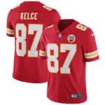 Kansas City Chiefs #87 Travis Kelce Nike Red Vapor Untouchable Limited Stitched Jersey
