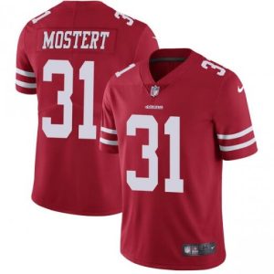 San Francisco 49ers #31 Raheem Mostert Red Vapor Untouchable Limited Stitched Jersey