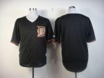 Tigers Blank Black Fashion Stitched Jersey
