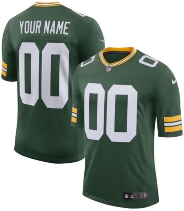 Green Bay Packers Custom Green 2025 Vapor Untouchable Limited Stitched Jersey