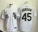 Chicago White Sox #45 Michael Jordan White Limited Stitched Jersey