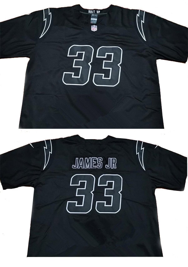 Chargers Black Active Players Custom Limited Stitched Jersey