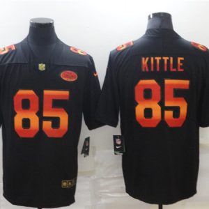 San Francisco 49ers #85 George Kittle 2020 Black Fashion Limited Stitched Jersey