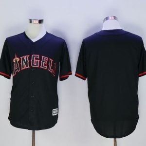 Angels Of Anaheim Blank Black New Cool Base Fashion Stitched Jersey