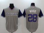 Colorado Rockies #28 Nolan Arenado Grey Stitched Jersey