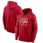 San Francisco 49ers Red 2023 NFC West Division Champions Locker Room Trophy Collection Pullover Hoodie