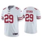 San Francisco 49ers #29 Talanoa Hufanga White Vapor Untouchable Stitched Football Jersey