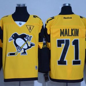 Penguins #71 Evgeni Malkin Gold 2017 Stadium Series Stitched Jersey