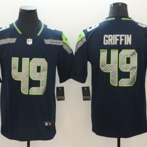 Seahawks #49 Shaquem Griffin Navy Vapor Untouchable Limited Stitched Jersey