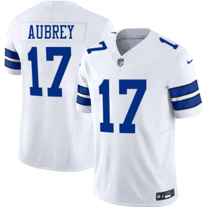 Dallas Cowboys #17 Brandon Aubrey White 2025 F.U.S.E Vapor Untouchable Limited Football Stitched Jersey