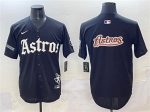 Houston Astros Team Big Logo Black Gothic 'Houston Born Barrio Raised' Limited Stitched Jersey