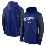 Los Angeles Dodgers Royal 2022 City Connect Therma Performance Pullover Hoodie